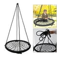 thumbnail image 4 of LOVIVER 60cm Swing Rope Max 330Bls Adjustable Swinging Chair Round Playground Accessory Black, 4 of 8