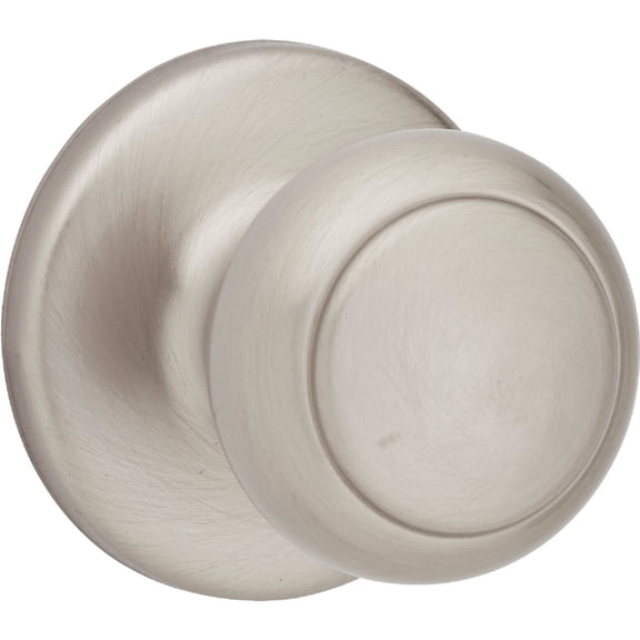 Kwikset 92001-509 Passage Lockset Security Hall/Closet Knob, Satin Nickel