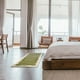 thumbnail image 5 of Alfombra Suave y Flocada, Antideslizante, de 40 X 80 Pulgadas, para Dormitorio, de Pelo Largo, Color Verde, para Sala de Estar, Moderna, con Respaldo de Goma., 5 of 7