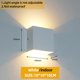 thumbnail image 1 of Aluminio Aplique pared LED Exterior Impermeable IP65 6W 12W Apliques de Luz para Pared Ángulo de Haz Ajustable Lampara pared Interior Moderno para Salon Dormitorio Sala Pasillo Escalera Iluminacion H, 1 of 4
