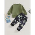 thumbnail image 4 of Suealasg Baby Boys Fall Tracksuit Outfits Set Clothes 6M 1T 2T 3T Kids Boys Long Sleeve Sweatshirt Camouflage Sweatpants 2PCS Casual Autumn Clothing for Toddler Boys, 4 of 8