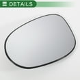 thumbnail image 3 of Reemplazo de vidrio de espejo retrovisor convexo del lado del conductor izquierdo, vidrio blanco no calefaccionado con respaldo, adecuado para ford, 3 of 6
