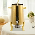 thumbnail image 4 of 3.43Gallon Stainless Steel Hot Beverage Dispenser,Coffee Chafer Urn with Spigot&Fuel Holder,Cold&Hot Drinks Dispenser for Milk Coffee Tea Juice - Parties Catering Buffet Event, 4 of 20