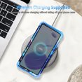 thumbnail image 7 of Casetego for Samsung Galaxy S20 FE 5G Case,Three Layer Heavy Duty Shockproof Protection Hard Plastic Bumper +Soft Silicone Rubber Protective Case,Blue Rose, 7 of 7