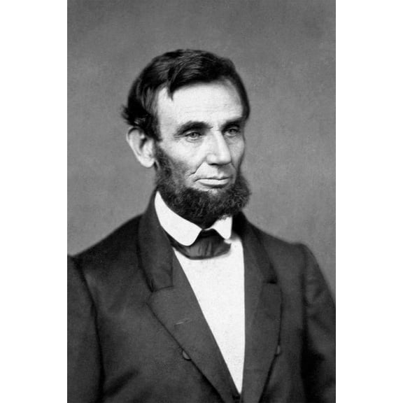 24x36 gallery poster, President Abraham Lincoln 1861