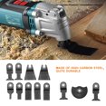thumbnail image 1 of 12Pcs Standard Oscillant Multitool Lame de Scie à Dégagement Rapide Coupeurs d'Outils Électriques, 1 of 8