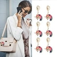 thumbnail image 3 of Car Keychain6pcs Strass Strass Pendentif de Mode Keychain Animal Caractéristiques de Pointe, 3 of 5