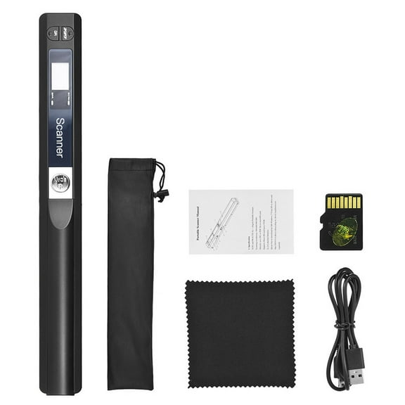 Nishore Scanner,Size 900dpi Lcd Portable Handheld Wand Business Document Books Lcd Display With A4 Size 900dpi And Tf Business With And Tf Portable Scanner Portable Scanner A4 Size Wand Scanner A4