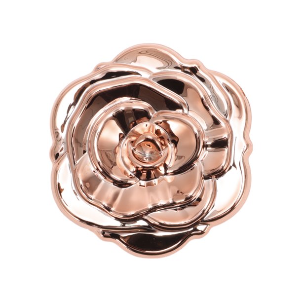 Espejo de Maquillaje Duradero 1 Pc Único para Vacaciones y Viajes Tono Dorado Rosa Cromado PS Vidrio
