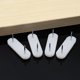 thumbnail image 4 of Juego de 40 piezas de clavos deslizantes de plástico Rectángulo Pies de plástico Clavos para muebles Blanco TUNC Sencillez, 4 of 5