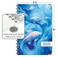 thumbnail image 2 of Global Printed Products Hardcover 2025 Daily, Monthly & Weekly Planner 5.5"x8", Blue Koi, 2 of 8