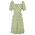 thumbnail image 4 of avocado doodle pattern Sleeveless Dress summer dress Bride dresses dress summer 2024 women, 4 of 6