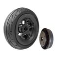 thumbnail image 4 of Piezas de repuesto versátiles de la rueda de neumáticos para el scooter eléctrico Rueda trasera negra, 4 of 8