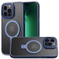 thumbnail image 3 of MagSafe Compatible Shade Series Hybrid Case with Kickstand Ring Holder for iPhone 12 / iPhone 12 Pro - Blue, 3 of 3