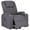 Dark Grey, variant on Louie Chenille Upholstered Power Lift Massage Chair Grey