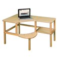 thumbnail image 1 of Grade School Computer Desk - maple/tan, 1 of 2