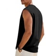 thumbnail image 4 of Mens Sleeveless Shirts Gym Workout Tank Tops Cut Off Shirts Athletic Muscle Loose Fit Tops for Summer Beach Vacation, 4 of 6