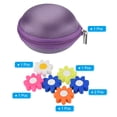 thumbnail image 3 of Uxcell Tennis Dampener in Purple Case 6 Pack Blue White Orange Yellow Pink, 3 of 6