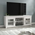 thumbnail image 5 of Flash Furniture Sheffield Mid-Century Modern Wooden TV Stand for up to 80" TVs, White Wash Finish, 5 of 16