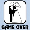 thumbnail image 2 of CafePress - Wedding Symbol: Game Over Infant Bodysuit - Baby Light Bodysuit, Size Newborn - 24 Months, 2 of 4