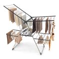 thumbnail image 1 of Costway 2-Tier Clothes Drying Rack with 33 Drying Rails Height Adjustable Gullwings, 1 of 10