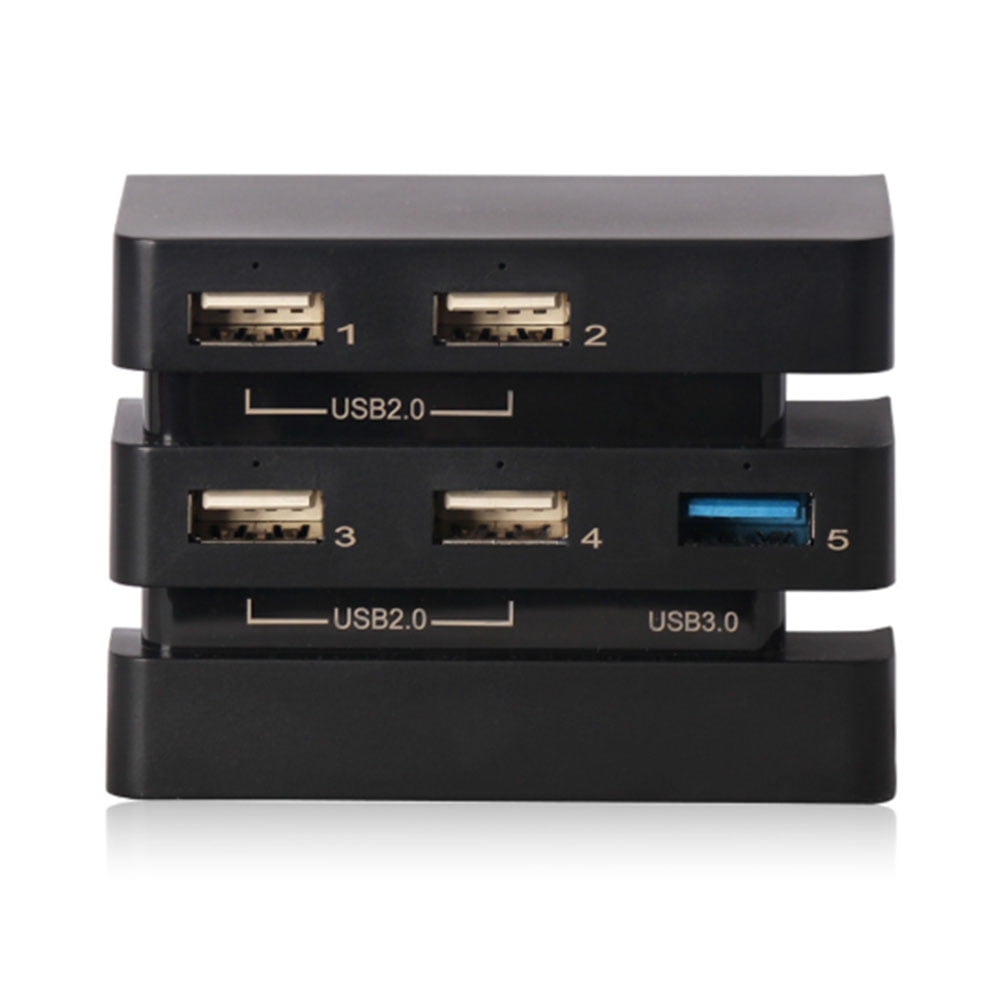 Socobeta Portable 5Port USB Hub Controller Adapter for PS4 Pro Console