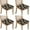 Shiba Inu, variant on Shiba Inu Seat Covers for Dining Room Chairs Set Of 4,Stretch Printed Washable Chair Seat Cover with Elastic Ties and Button,Removable Waterproof Couch Cushion Covers