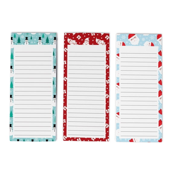 Inkdotpot Pack of 3 Magnetic Fridge To-Do List Notepads- Magnetic Memo Pads For Refrigerator-(50 Sheets Each)-MM