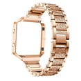 thumbnail image 1 of Chic Watchband Watch Strap Unique Watch Replacement Strap Watch Accessories Comaptible for Fitbit Blaze with Watch Frame (Rose Gold), 1 of 8