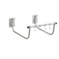 thumbnail image 2 of VBXOAE Stainless Steel Foldable Wall Mounted Washbasin Rack with No Drill Easy Install,Space Saving for Bathroom and Kitchen Storage,Includes Hooks for Added Versatility, 2 of 7