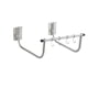 thumbnail image 2 of Estante plegable para lavabo de pared en acero inoxidable | Organizador para bañera y lavabo sin perforación con 4 ganchos | Ahorra espacio, resistente a la oxidación para baño y cocina | Negro o, 2 of 7
