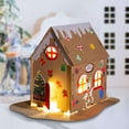 thumbnail image 1 of Kits de casas de cartón de Navidad CUTICAT Casa de rompecabezas de bricolaje, 1 of 8