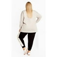 thumbnail image 2 of Avenue Women's Plus Size Jade Longline Zip Top, 2 of 2