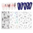 thumbnail image 1 of 12 piezas de pegatinas de mariposa para decoración de uñas, diseños de mariposas para uñas, hojas de pegatinas adhesivas para decoración de uñas, pegatinas de mariposa para decoración de uñas, 1 of 8