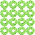 thumbnail image 1 of Semato Paquete de 16 coleteros de terciopelo verde neón para el pelo, lazos para el pelo, cuerdas para mujeres o niñas, accesorios para el cabello, 1 of 5