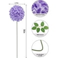thumbnail image 2 of Artificial Wedding Dahlia Flowers 25pcs Fake Foam Roses with Stem for Wedding Bouquets Centerpieces Arrangements Decoration(Mint Green), 2 of 5