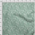 thumbnail image 4 of oneOone Tissu Velours Vert Bloc de Robe Tissu Imprimé Tissu au Mètre 58 Pouces de Large, 4 of 5