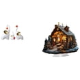 thumbnail image 1 of Esculturas Familiares De Elefantes Y Adornos Acrílicos Independientes, Estatuas Decorativas De Animales Para Escritorios, Salas De Estar, Dormitorios, Fiestas, Estanterías, Festivales., 1 of 8