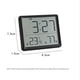 thumbnail image 4 of Termómetro higrómetro digital con alarma de temporizador de reloj blanco, 4 of 6