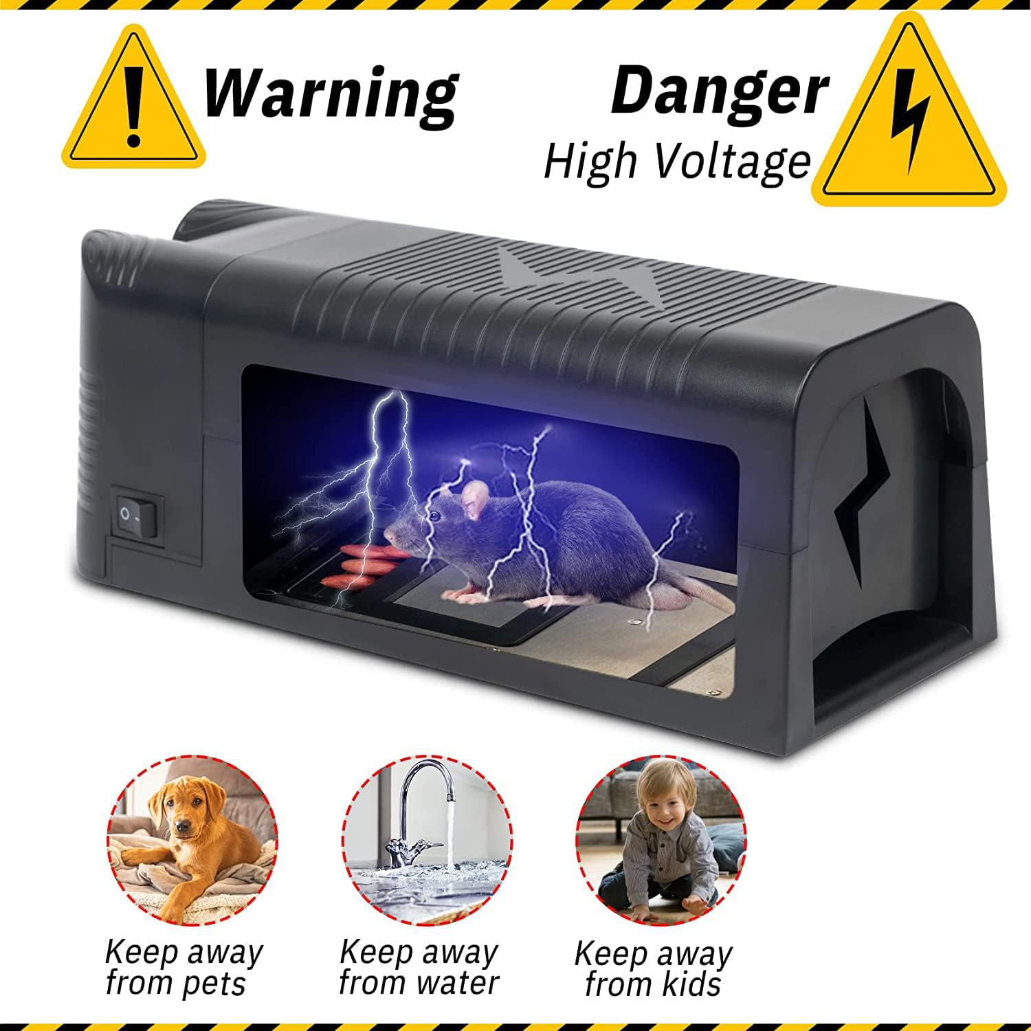 Buy Wholesale China Wholesale Indoor Epa Battery Electric Rat Trap Mouse Zapper  Rat Killer & Kill Rat Mouse Mice Trap at USD 7.3