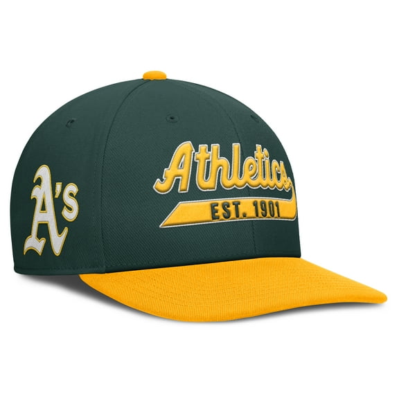 Men's Nike Green/Gold Athletics Pro Performance Snapback Hat