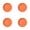 Orange, variant on 5.7 Inch Reusable Deep Dessert Plates, ECO FRIENDLY Dinnerware Set for Kitchen, Microwave Dishwasher Safe, Lightweight Round Plates for Dog Cat Pet Bowls 4PCS