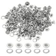thumbnail image 1 of Uxcell 110 Pcs Ojetes con Arandelas 1/8" Kit de Grommets Blanco, 1 of 7