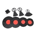 thumbnail image 3 of Kokiya 8 Pieces Drum Mute Pads Easy to Install Portable Reducing Noise Cymbal Mutes, 3 of 9