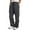Dark Gray, variant on Men's Cargo Sweatpants Open Bottom Fleece Hiking Jogger Cargo Sweatpants for Men with Pockets