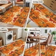 thumbnail image 6 of 4x6 Washable Area Rug, Tropical Plant Cactus Non-Slip Rectangle Rug for Living Room Office, Western Cowboy Horse Sunset Deserts Orange Indoor Accent Floor Mat for Home Decor, 6 of 9