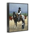 thumbnail image 4 of Stupell Industries Cowboy & Dog Animals & Insects Painting Black Framed Art Print Wall Art, 11 x 14, 4 of 10