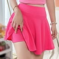 thumbnail image 2 of Riforla Women's New Plus Size Female Korean Version Sun Dress Lined with Pleated Skirt Skirt Skirts for Women Trendy Light Pink XXL, 2 of 4