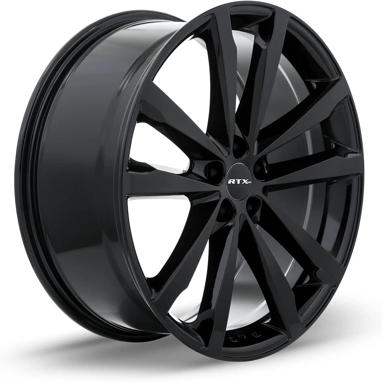 RTX Whitley 19x8.5 5x108 ET38 CB63.4 Gloss Black Wheel