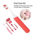 thumbnail image 4 of Herramientas Cepillo De Dientes Espejo Bucal Cepillo Interdental Hilo Dental Herramientas Orales Cuidado Bucal Ortodóntico 01, 4 of 7